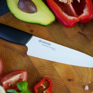 Santoku kokanuga, 14 cm, valge